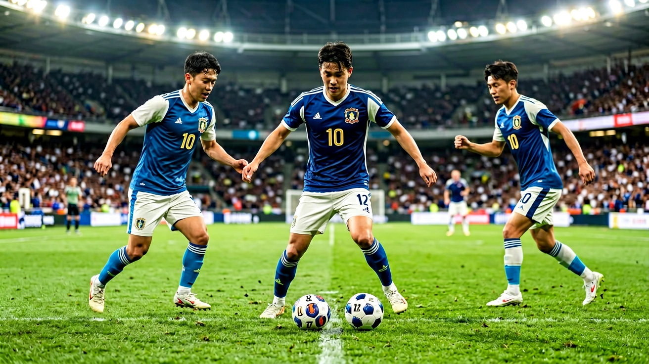 ကွင်းနံဘေးတွင် Coach တစ်ဦး Tactical board ကို ထိန်းကိုင်ပြီး ကစားသမားများအား ညွှန်ကြားနေသည့် မြင်ကွင်း
